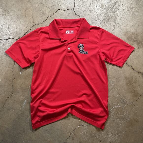 Russell Athletic Other - Russell OLE MISS Polo Shirt, Men's Medium